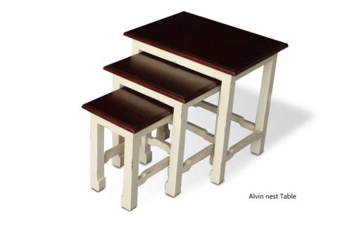 Alvin Nest Table White