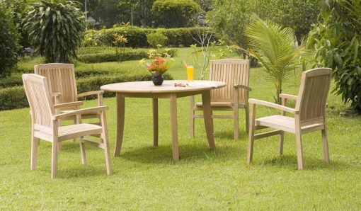 NJS 05-New Java (4 chairs) round table set